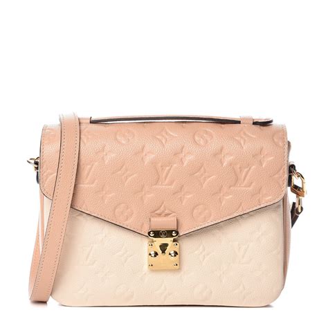 louis vuitton pochette metis beige rose creme|lv pochette metis strap drop.